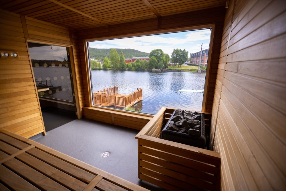 Badstue kongsberg  elveutsikt, folkehelse og urbant friluftsliv